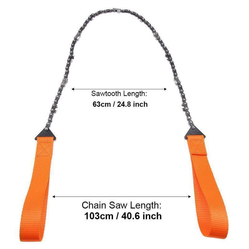 DOMOM Survival Pocket Hand Chain Saw Tool Garden & Patio hand tools