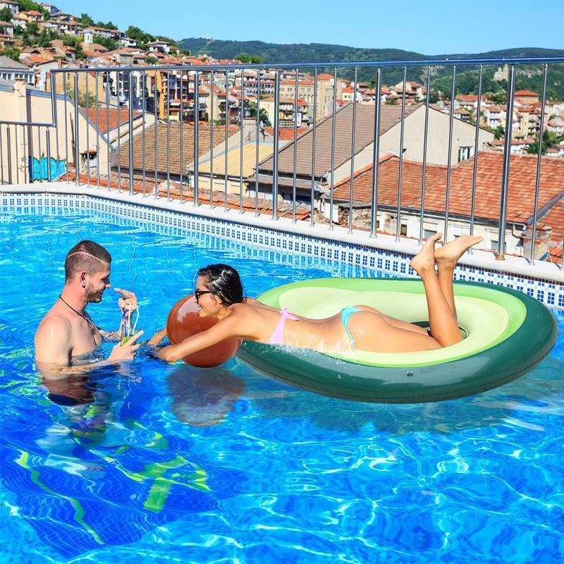 Inflatable Pool Floating Raft Garden & Patio Sport & Outdoor