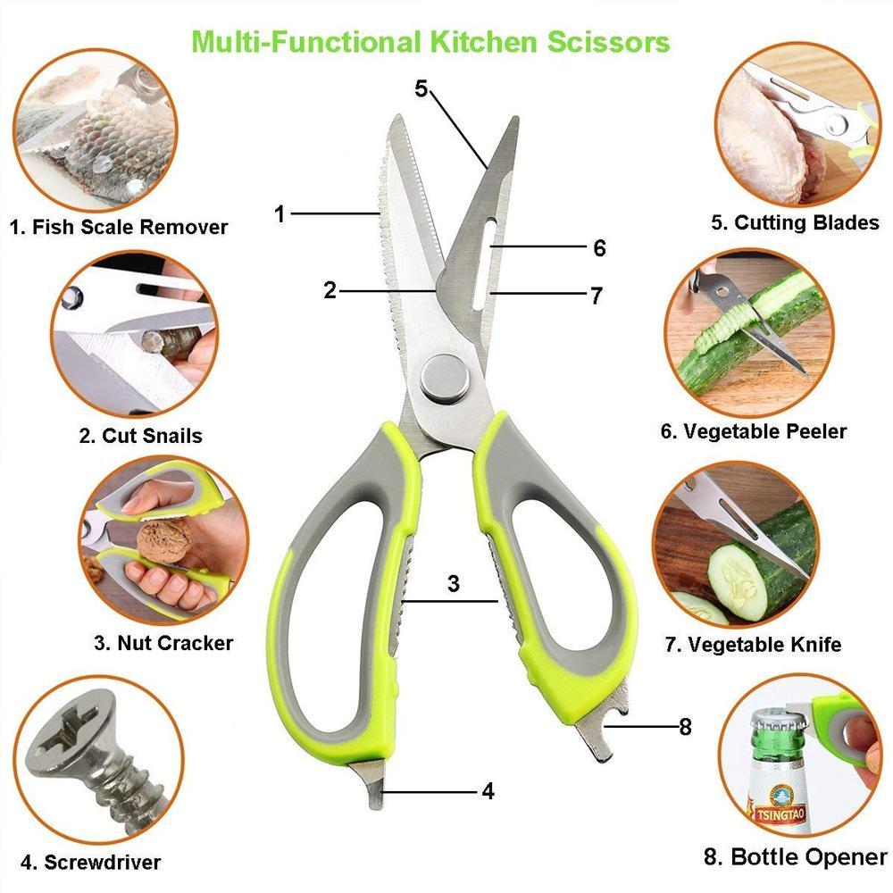 8-in-1 Multifunctional Kitchen Scissors kitchen Kitchen & Dining