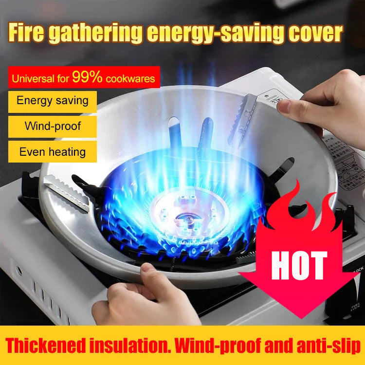 🔥Hot Sale 28.99🔥Home Gas Stove Fire Gathering Energy-saving Cover Kitchen & Dining