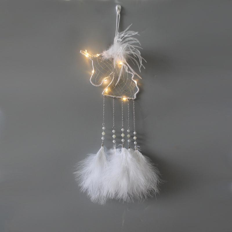 Unicorn Dream Catcher upgraded (with light) Bedding decoration