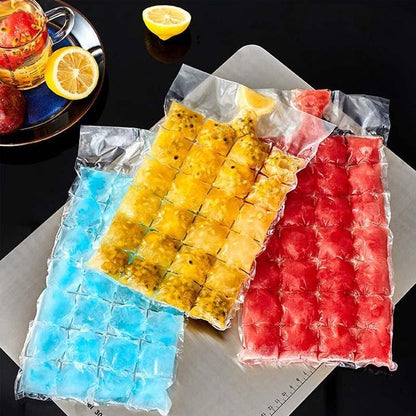 Self-Sealing Ice Cube Shaped Bags kitchen Kitchen & Dining