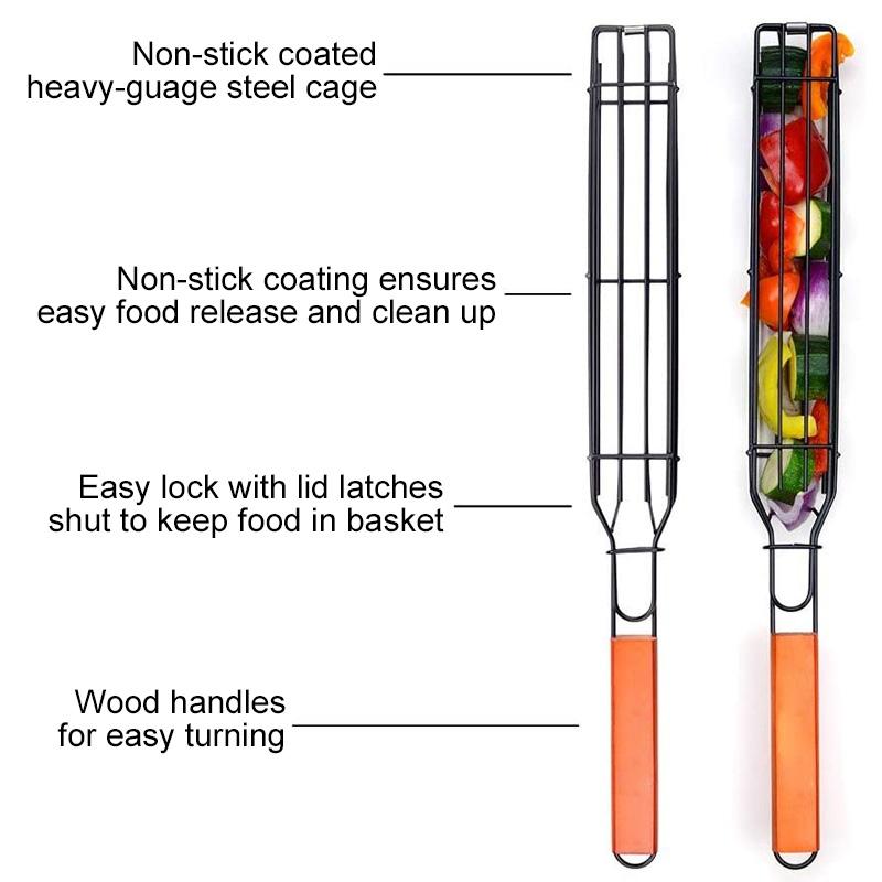 Reusable Kabob Grill Baskets kitchen Kitchen & Dining