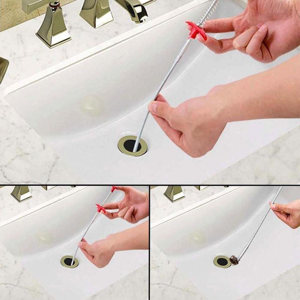 Kitchen Sink Sewer Cleaning Hook bathroom cleaning