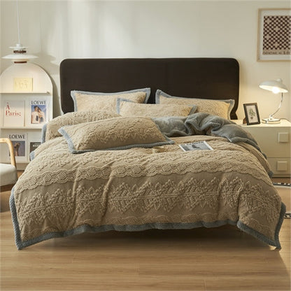 Warm Milk Velvet Duvet Cover