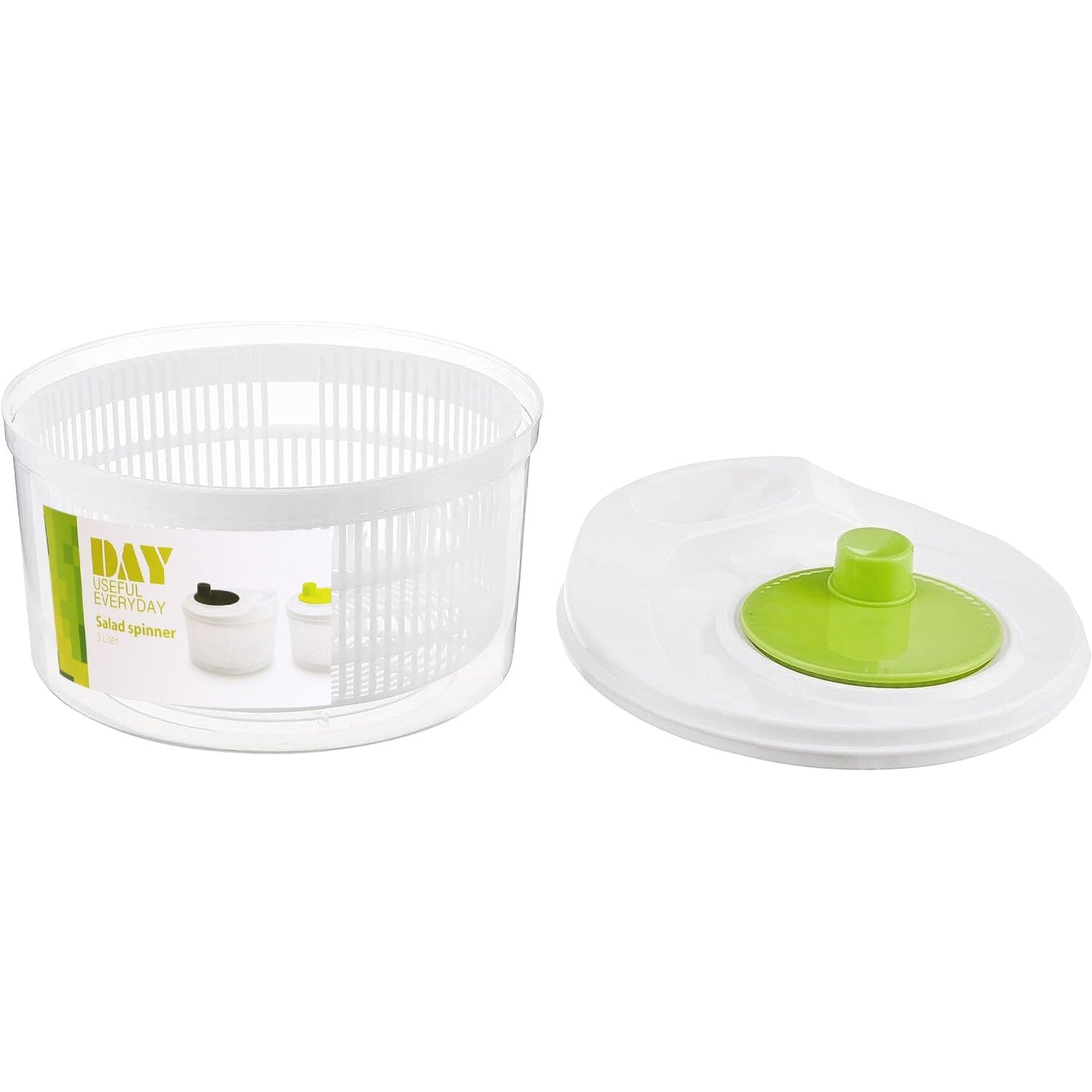 3L/0.8Gal Salad Spinner Washer with Lid __stock:50 Kitchen & Dining Low stock refund_fee:1200