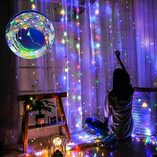 3M 300 LED Fairy String Curtain Lights Low stock refund_fee:1200 String & Fairy Lights Warranty