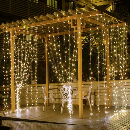 3M 300 LEDs String Curtain Light with Remote refund_fee:1200 String & Fairy Lights Warranty