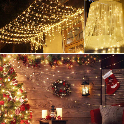 3M 300 LEDs String Curtain Light with Remote refund_fee:1200 String & Fairy Lights Warranty