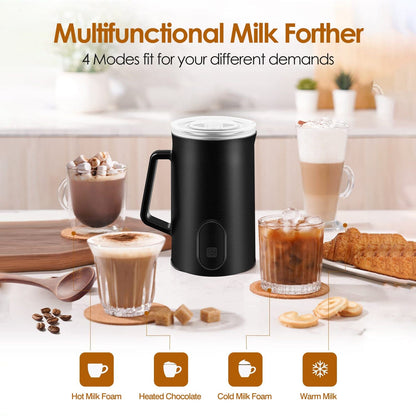 4-in-1 Multifunctional Milk Frother Steamer __stock:50 Kitchen & Dining refund_fee:1800 Warranty