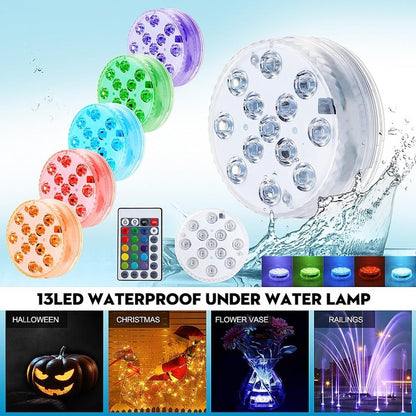 4-Pack: Decorative Waterproof Battery Operated LED Lights - 16 Changing Colors Outdoor Lighting refund_fee:800 Warranty