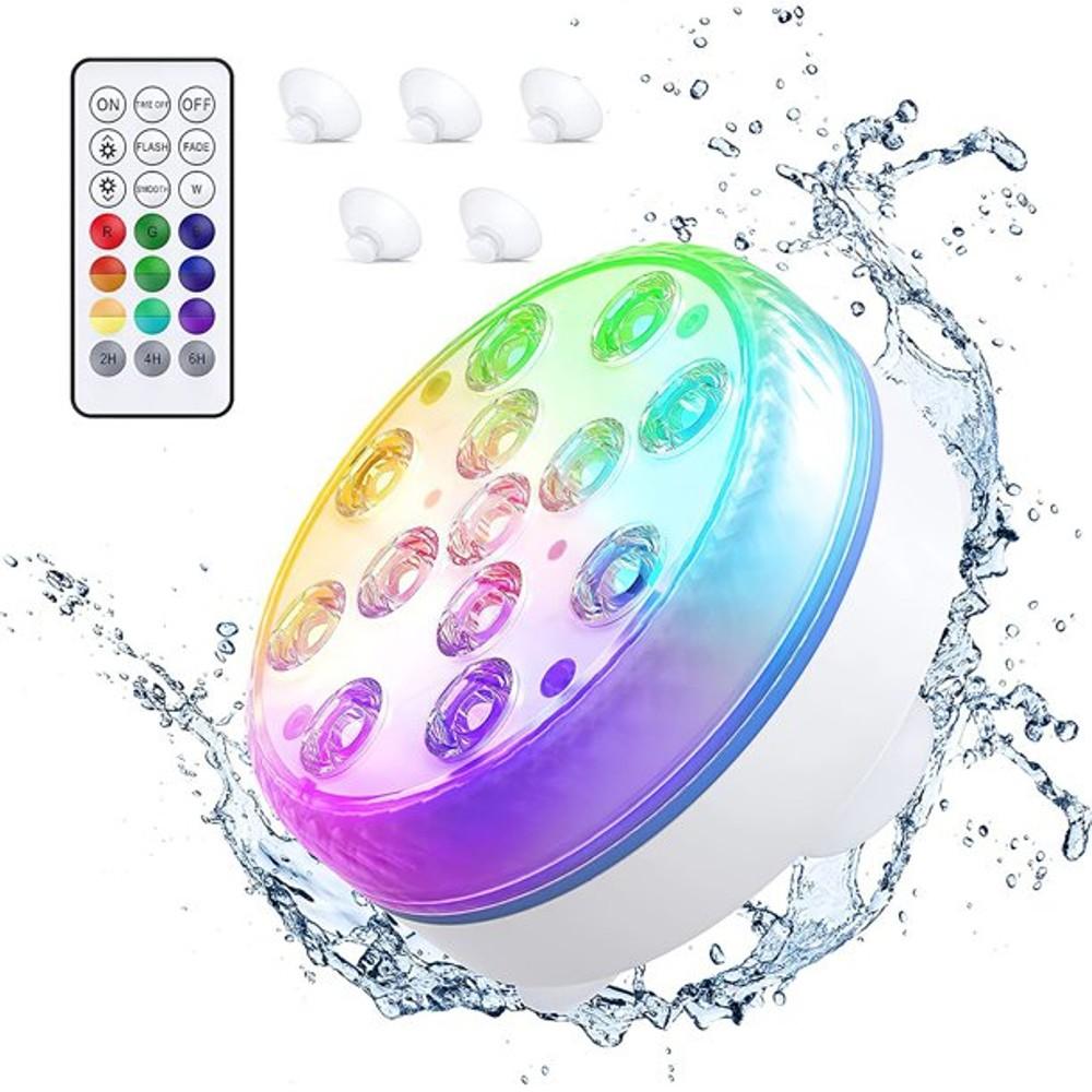 4-Pack: Decorative Waterproof Battery Operated LED Lights - 16 Changing Colors Outdoor Lighting refund_fee:800 Warranty