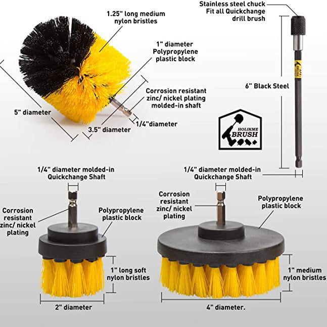 4-Pack: Electric Scrubber Cleaning Brushes __stock:200 Home Improvement refund_fee:800