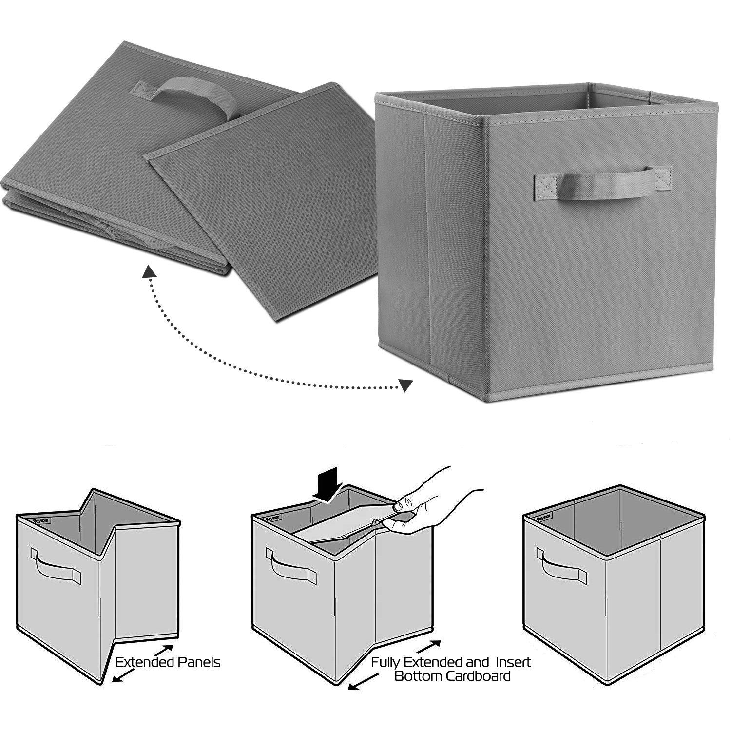 4-Pack: iMounTEK Foldable Storage Cube Bins Closet & Storage refund_fee:1200