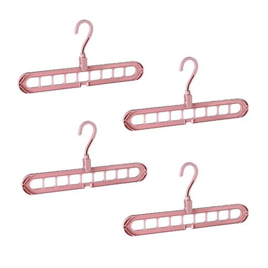 4-Pack: Magic Folding Hanger Pink Closet & Storage refund_fee:800