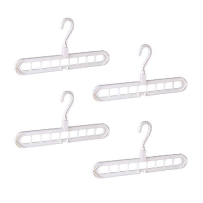 4-Pack: Magic Folding Hanger White Closet & Storage refund_fee:800