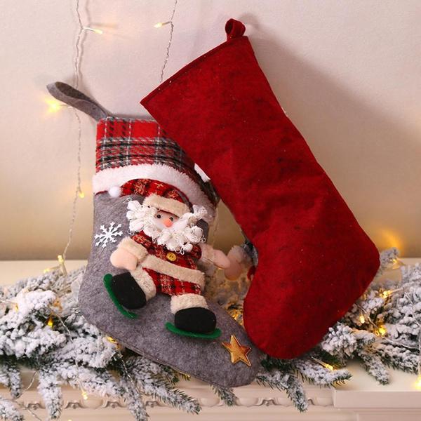 4-Pack: New Style Creative Doll Christmas Socks Holiday Decor & Apparel refund_fee:800