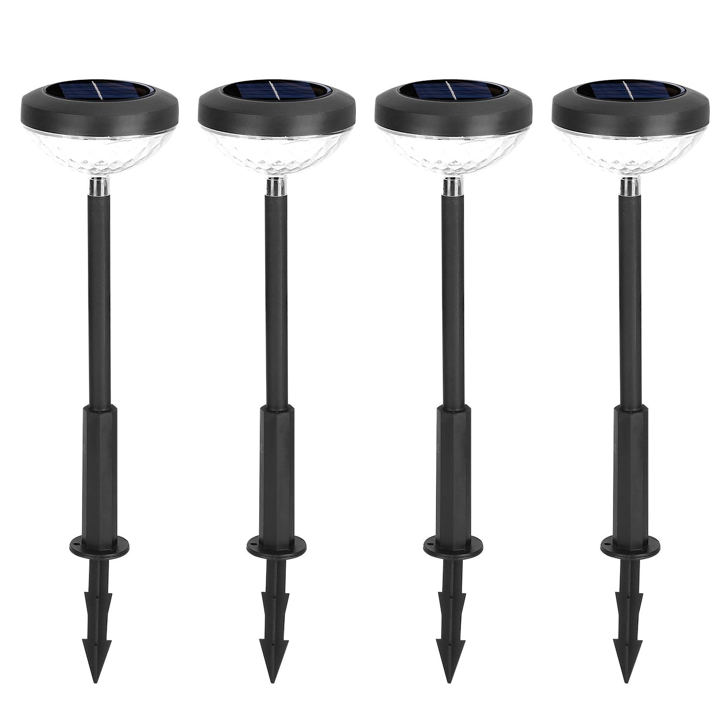 4-Pack: Solar Pathway Color Changing Garden Light __stock:50 Low stock Outdoor Lighting refund_fee:1800 Warranty