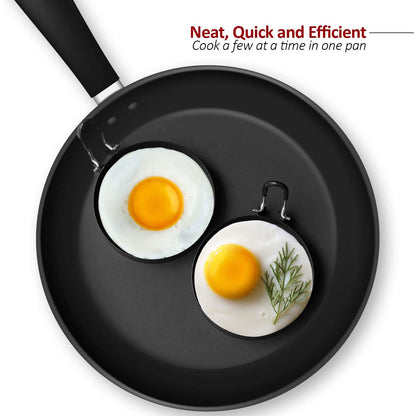 4-Pack: Stainless Steel Egg Cooking Ring __stock:200 Kitchen & Dining refund_fee:800