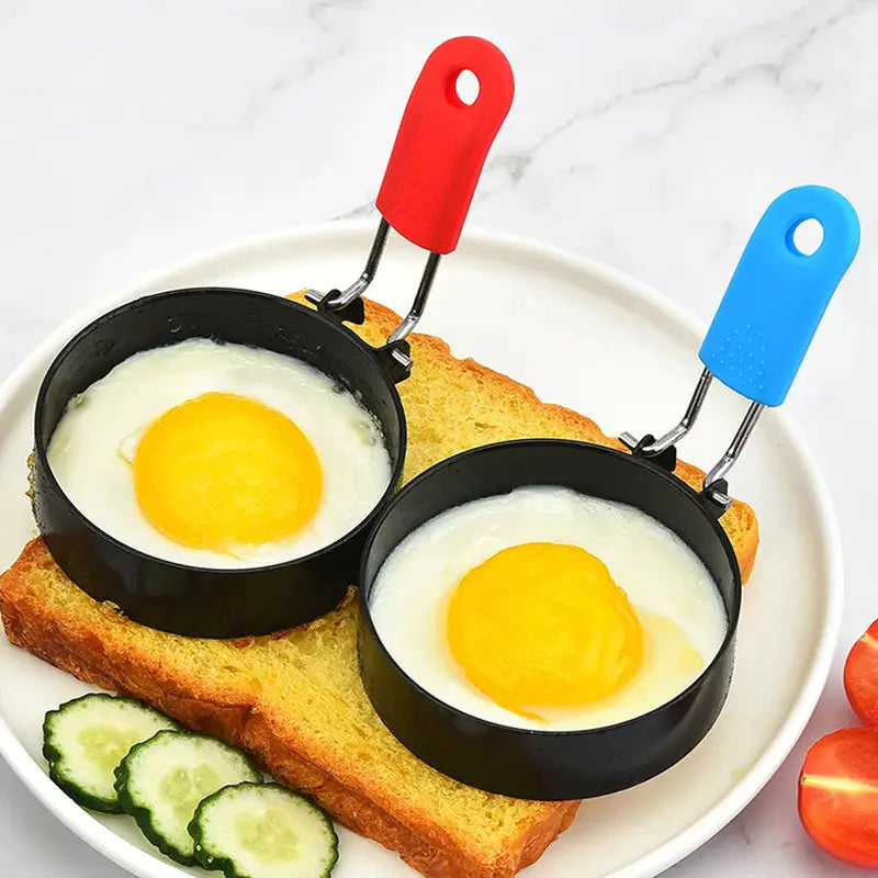 4-Pack: Stainless Steel Egg Non-Stick Omelet Ring __stock:200 Kitchen & Dining refund_fee:800