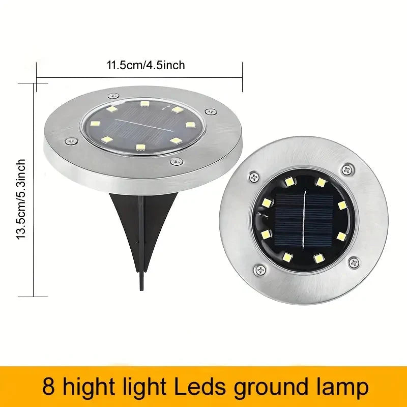 4-Pack: Waterproof Solar Garden Lights __stock:200 Outdoor Lighting refund_fee:1200 Warranty