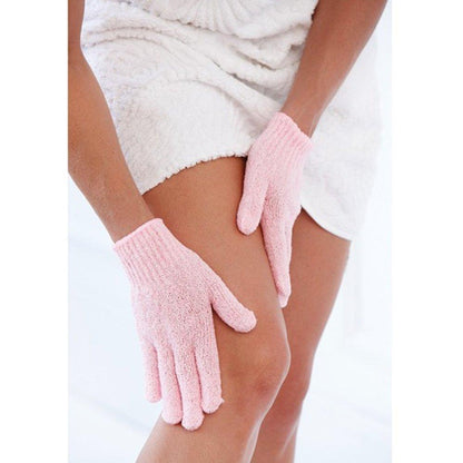 4-Pairs: Exfoliating Gloves - Premium Scrub Wash Mitt for Bath or Shower Bath refund_fee:800