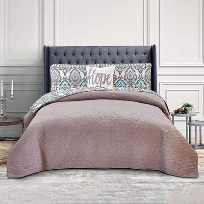 4-Piece: Reversible Quilt Set - Assorted Styles __label2:BOGO 30% OFF __stock:50 Bedding refund_fee:1200