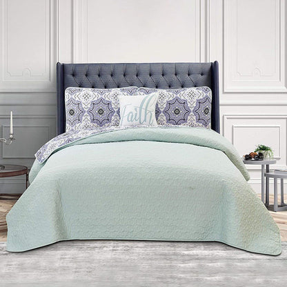 4-Piece: Reversible Quilt Set - Assorted Styles __label2:BOGO 30% OFF __stock:50 Bedding refund_fee:1200