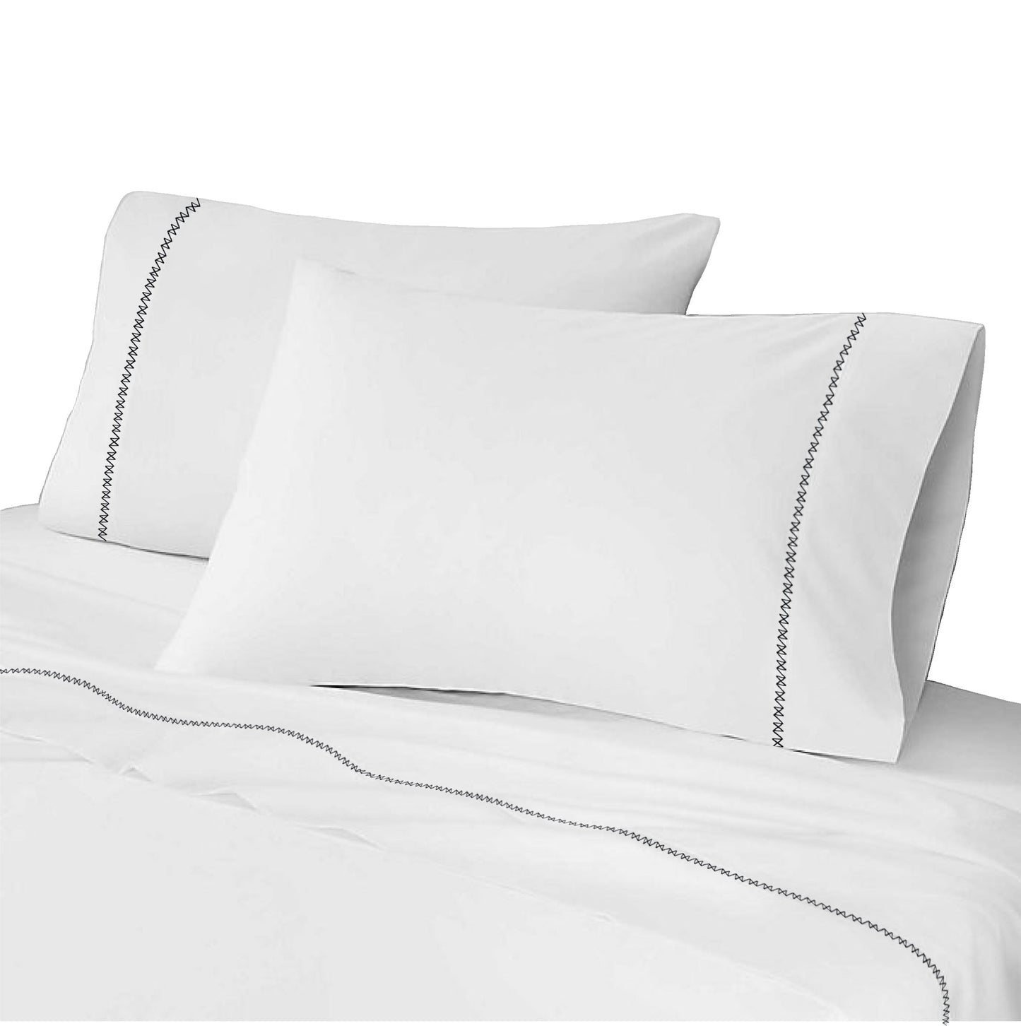 4-Piece Set: Global Brushed Microfiber Sheet Set White __label2:BOGO 30% OFF __stock:200 Bedding refund_fee:1200