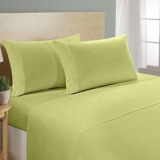 4-Piece Set: Luxury Comfort 300 Thread Count Sheet Sage __label2:BOGO 30% OFF __stock:250 Bedding refund_fee:1200