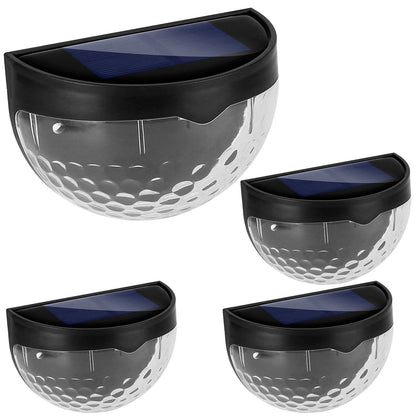 4-Piece: Solar Fence Outdoor Lights __stock:50 Outdoor Lighting refund_fee:1200 Warranty