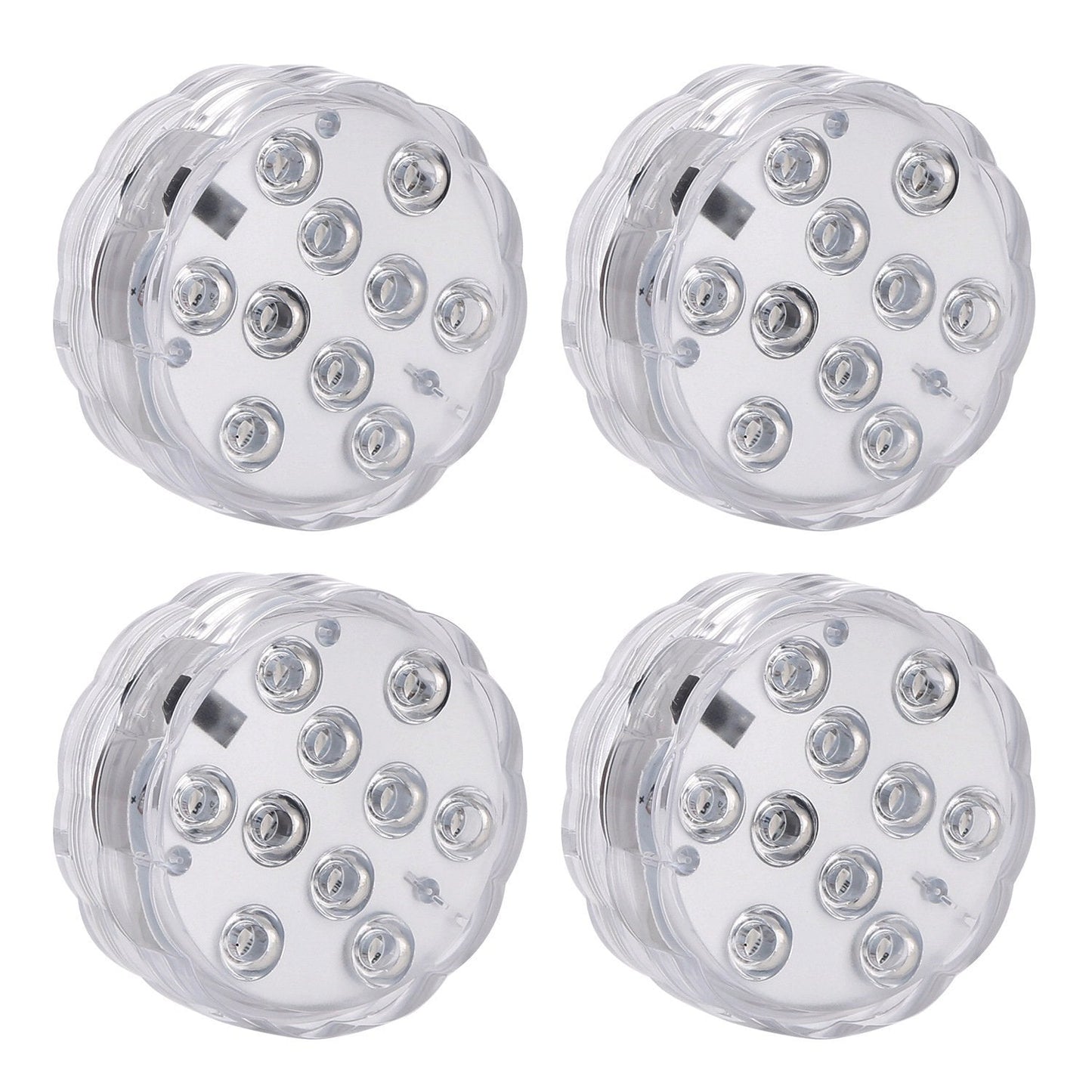 4-Piece: Submersible RGB LED Lights Indoor Lighting refund_fee:1200 Warranty