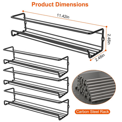 4-Piece: Wall Mount Spice Racks __stock:50 Kitchen & Dining refund_fee:1200