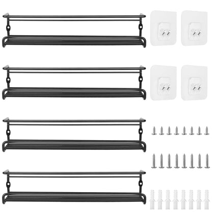 4-Piece: Wall Mount Spice Racks __stock:50 Kitchen & Dining refund_fee:1200