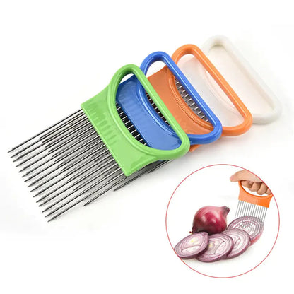 4-Pieces: All-In-One Onion Holder Slicer Set __stock:200 Kitchen & Dining refund_fee:800