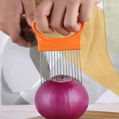 4-Pieces: All-In-One Onion Holder Slicer Set __stock:200 Kitchen & Dining refund_fee:800