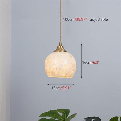 Shell Mediterranean Ceiling Light