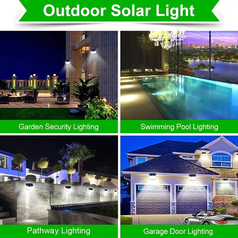 432 LED Solar Garden Wall Lights __stock:200 Outdoor Lighting refund_fee:1200 Warranty