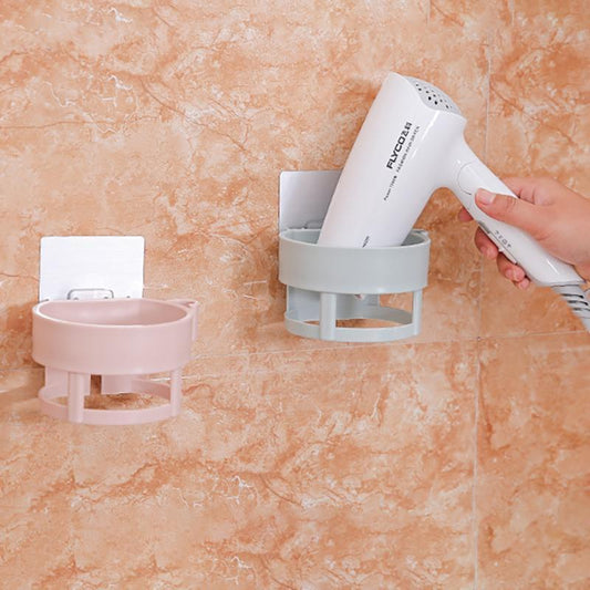 Hair dryer rack bathroom