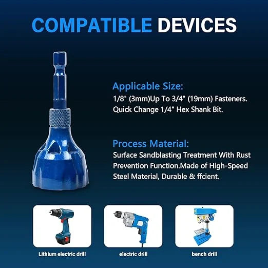 Deburring External Chamfer Tool with Tungsten Carbide Blade Home Improvement