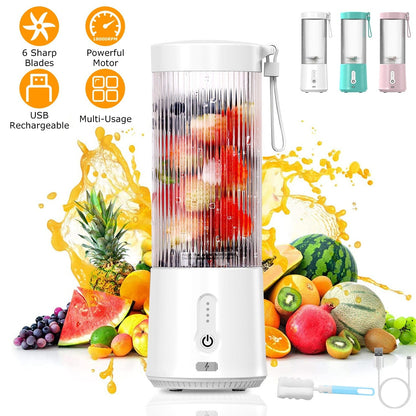 450ml Rechargeable Fruit Blender with 6 Blades __stock:50 Kitchen & Dining refund_fee:1200 Warranty