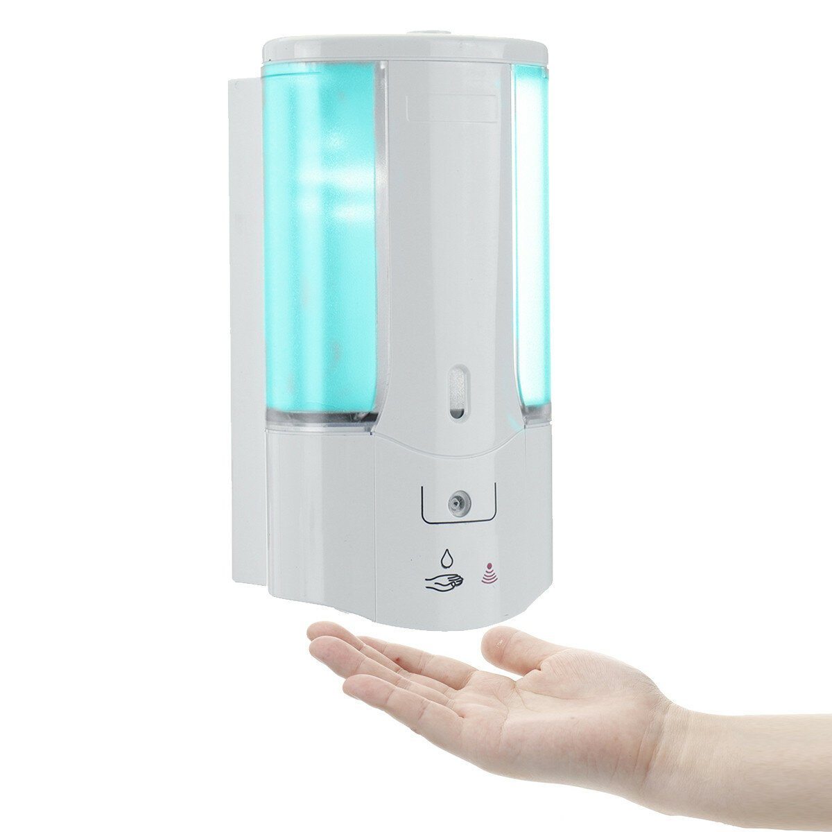 450mL Wall Mounted Automatic Infrared Sensor Hand-Free Soap Dispenser __stock:100 Bath refund_fee:1200 Warranty