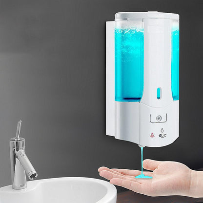 450mL Wall Mounted Automatic Infrared Sensor Hand-Free Soap Dispenser __stock:100 Bath refund_fee:1200 Warranty