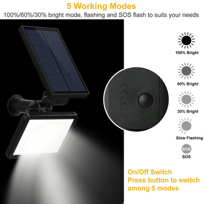 48 LED Solar Spotlight Outdoor __stock:150 Outdoor Lighting refund_fee:1200 Warranty