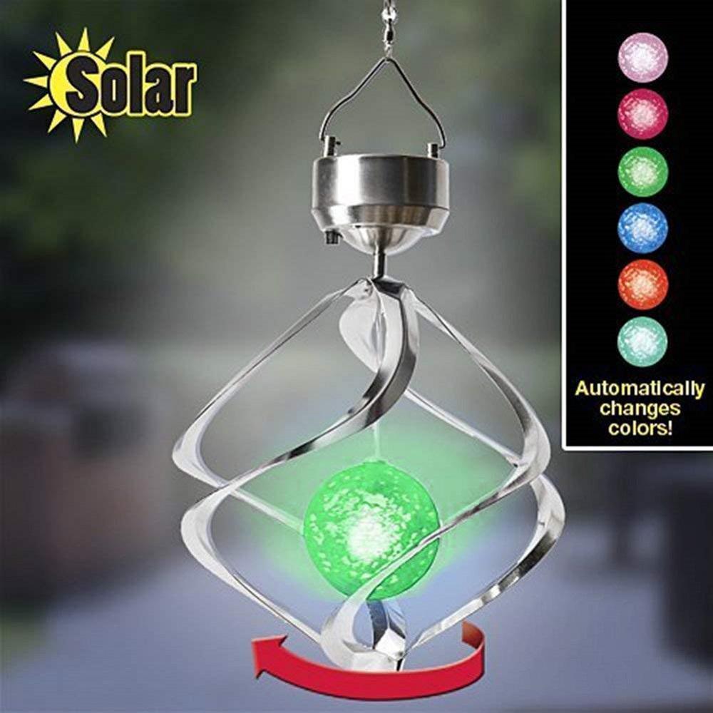 Hirundo Magic Shining Solar Wind Chime Garden & Patio smart home