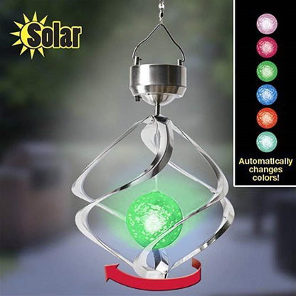 Hirundo Magic Shining Solar Wind Chime Garden & Patio smart home