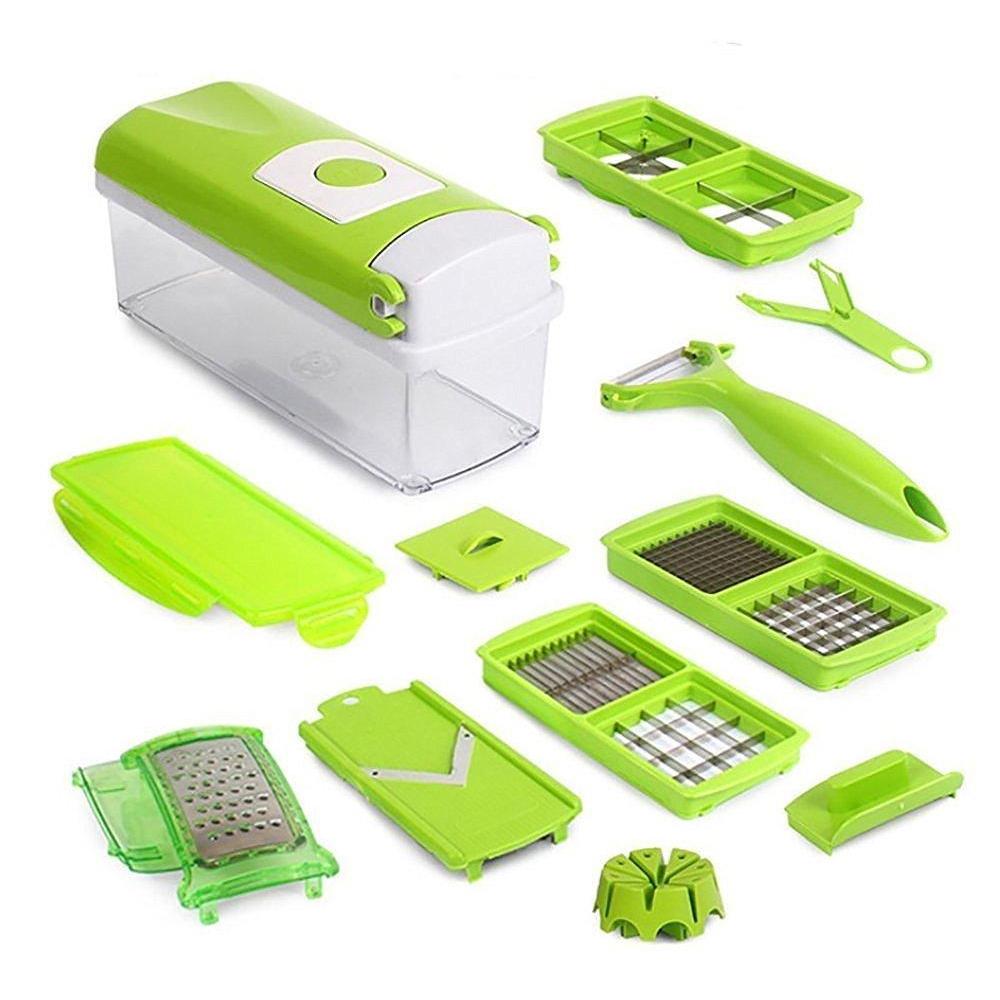 12 in 1 Vegetable Slicer With Storage Container Kitchen Kitchen & Dining