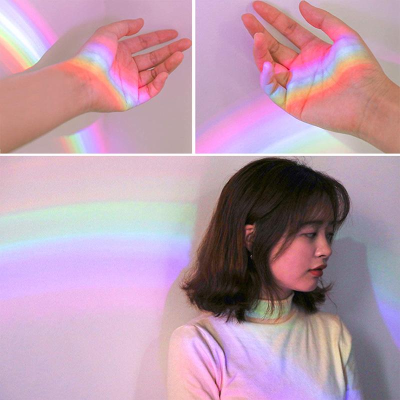 Shell-Shaped Rainbow Projector Bedding decoration