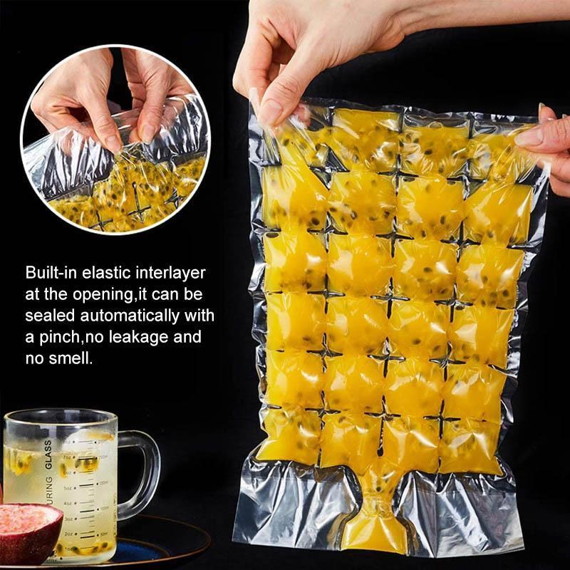 Self-Sealing Ice Cube Shaped Bags kitchen Kitchen & Dining