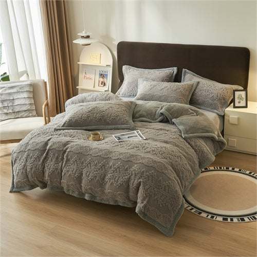 Warm Milk Velvet Duvet Cover